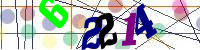Blue Captcha Image