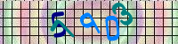 Blue Captcha Image