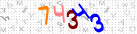 Blue Captcha Image