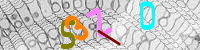 Blue Captcha Image