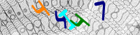 Blue Captcha Image