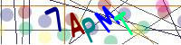 Blue Captcha Image
