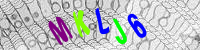 Blue Captcha Image
