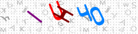 Blue Captcha Image