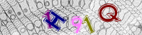Blue Captcha Image