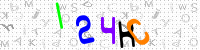 Blue Captcha Image