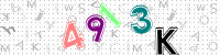 Blue Captcha Image