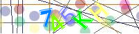 Blue Captcha Image