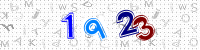Blue Captcha Image