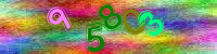 Blue Captcha Image