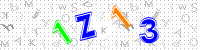 Blue Captcha Image