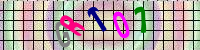 Blue Captcha Image