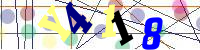 Blue Captcha Image
