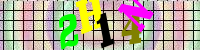 Blue Captcha Image