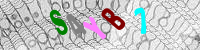 Blue Captcha Image