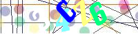 Blue Captcha Image