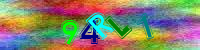Blue Captcha Image