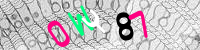 Blue Captcha Image