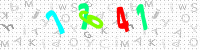 Blue Captcha Image