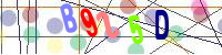 Blue Captcha Image