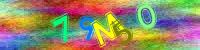Blue Captcha Image