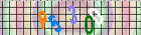 Blue Captcha Image