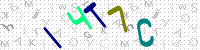 Blue Captcha Image