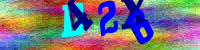 Blue Captcha Image