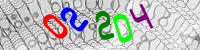 Blue Captcha Image