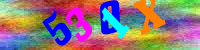 Blue Captcha Image