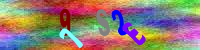Blue Captcha Image
