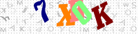 Blue Captcha Image