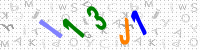 Blue Captcha Image