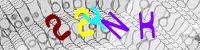 Blue Captcha Image