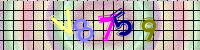 Blue Captcha Image