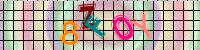 Blue Captcha Image