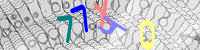 Blue Captcha Image
