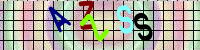 Blue Captcha Image