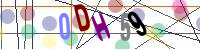 Blue Captcha Image