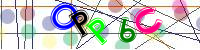 Blue Captcha Image