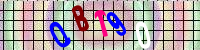 Blue Captcha Image