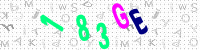 Blue Captcha Image