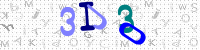 Blue Captcha Image