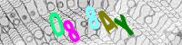Blue Captcha Image