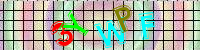 Blue Captcha Image