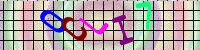 Blue Captcha Image