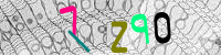 Blue Captcha Image
