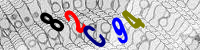 Blue Captcha Image
