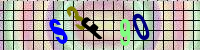 Blue Captcha Image