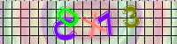 Blue Captcha Image